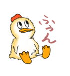 今にも消えそうなトリ（個別スタンプ：7）