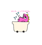 ぴんくかいじゅう。（個別スタンプ：15）
