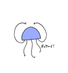 くらげと愉快な仲間たち（個別スタンプ：3）