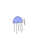 くらげと愉快な仲間たち（個別スタンプ：6）