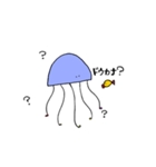 くらげと愉快な仲間たち（個別スタンプ：9）