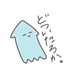 ゆるいイカとタコ（個別スタンプ：9）
