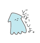 ゆるいイカとタコ（個別スタンプ：25）