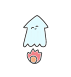 ゆるいイカとタコ（個別スタンプ：35）