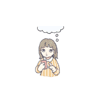 女の子のスタンプ k（個別スタンプ：9）