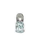 女の子のスタンプ k（個別スタンプ：12）