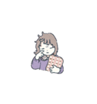 女の子のスタンプ k（個別スタンプ：14）