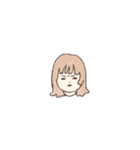 女の子のスタンプ k（個別スタンプ：15）