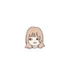 女の子のスタンプ k（個別スタンプ：16）