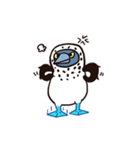 鈍い小さな青い足（個別スタンプ：2）