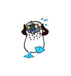 鈍い小さな青い足（個別スタンプ：3）
