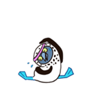 鈍い小さな青い足（個別スタンプ：6）