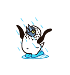 鈍い小さな青い足（個別スタンプ：7）