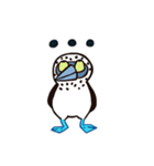 鈍い小さな青い足（個別スタンプ：22）