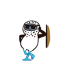 鈍い小さな青い足（個別スタンプ：32）