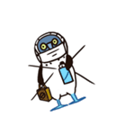 鈍い小さな青い足（個別スタンプ：36）