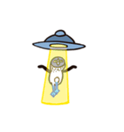 鈍い小さな青い足（個別スタンプ：37）