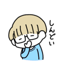 オタクな金髪めがね（個別スタンプ：10）
