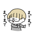 オタクな金髪めがね（個別スタンプ：19）