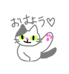 手書きねこ。（個別スタンプ：3）