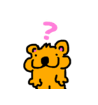 小学生の時に作ったくま（個別スタンプ：34）