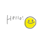 英語で簡単に挨拶 にこちゃん（個別スタンプ：1）