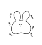 ふくれうさぎさん（個別スタンプ：1）
