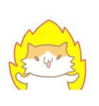 長毛にゃんこ/レッドタビー＆ホワイト2（個別スタンプ：13）