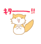 長毛にゃんこ/レッドタビー＆ホワイト2（個別スタンプ：19）