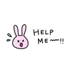 ふつうのうさぎのすたんぷ（個別スタンプ：37）