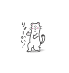 不機嫌なオコジョ（個別スタンプ：3）