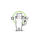 不機嫌なオコジョ（個別スタンプ：4）