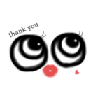 ギョロ目ちゃん 可愛い（個別スタンプ：2）
