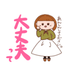 少しシュールなパーカー大好きGirl。（個別スタンプ：3）