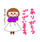 少しシュールなパーカー大好きGirl。（個別スタンプ：10）