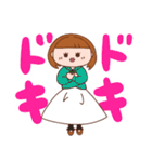 少しシュールなパーカー大好きGirl。（個別スタンプ：11）