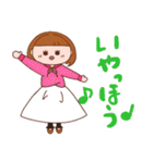少しシュールなパーカー大好きGirl。（個別スタンプ：15）