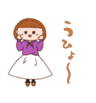 少しシュールなパーカー大好きGirl。（個別スタンプ：20）