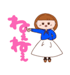 少しシュールなパーカー大好きGirl。（個別スタンプ：25）
