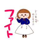 少しシュールなパーカー大好きGirl。（個別スタンプ：32）