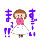 少しシュールなパーカー大好きGirl。（個別スタンプ：38）