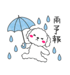 仲良しプードルちゃん＊家族連絡用＊（個別スタンプ：17）