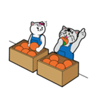 お百姓さんになりたい猫（個別スタンプ：4）