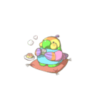オウムのぷるぷる（個別スタンプ：24）