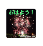 hanabe,Fireworks＆Hawaii花火とハワイ（個別スタンプ：3）
