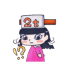 それゆけ2tちゃん！【2tが乗った女の子】（個別スタンプ：3）