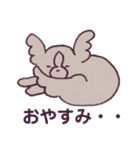 やる気のないパピヨン（個別スタンプ：3）