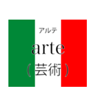 イタリア語翻訳スタンプ（個別スタンプ：4）