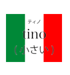 イタリア語翻訳スタンプ（個別スタンプ：11）