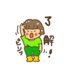 おかっぱだよん（個別スタンプ：3）